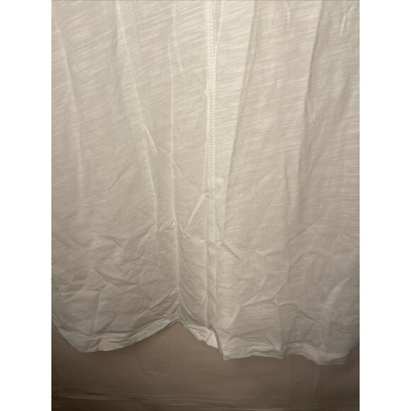 Social Standard By Sanctuary Dylan Scoop Tee White Long Sleeve XL Women 100% Cot - Picture 8 of 16